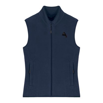 Chough Embroidered Women's Fleece Gilet Bodywarmer