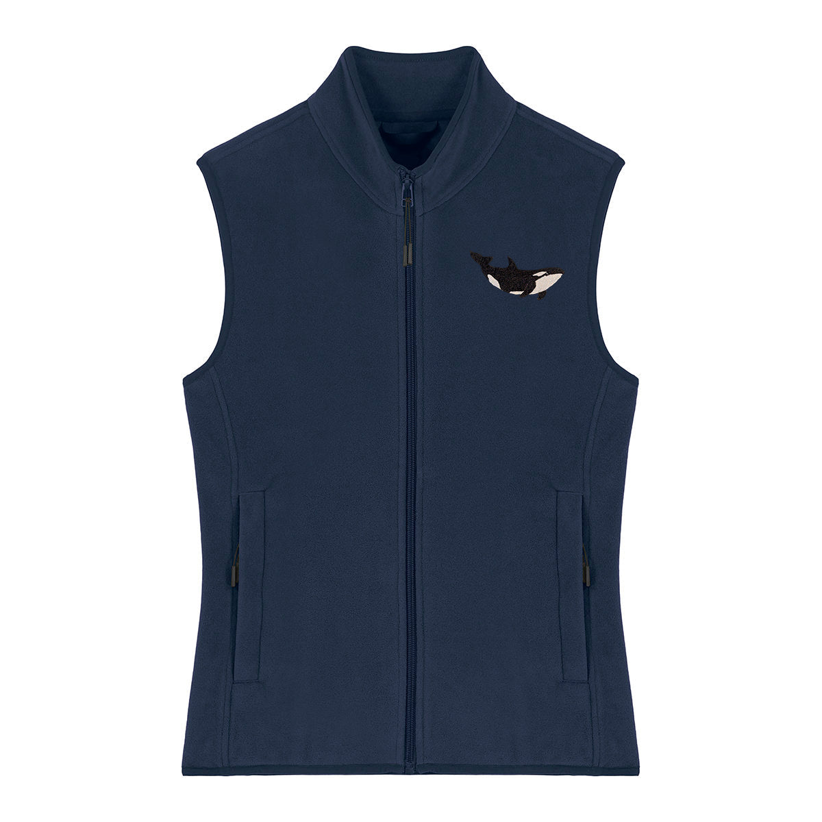Orca Embroidered Women's Fleece Gilet Bodywarmer