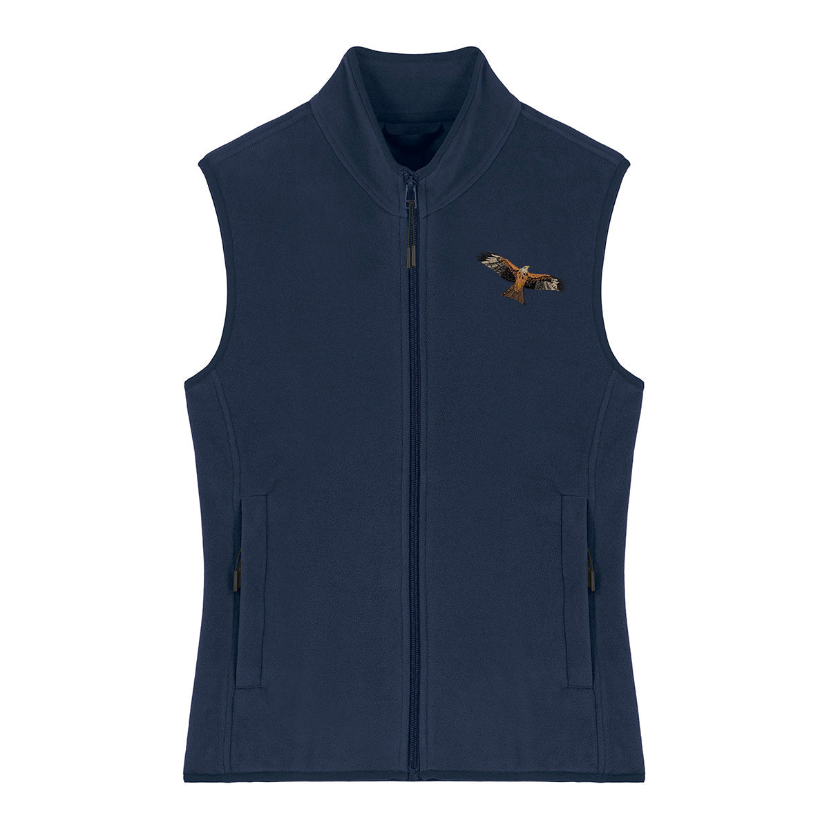 Red Kite Embroidered Women's Fleece Gilet Bodywarmer