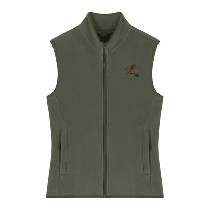 Beaver Riverside Embroidered Women's Fleece Gilet Bodywarmer