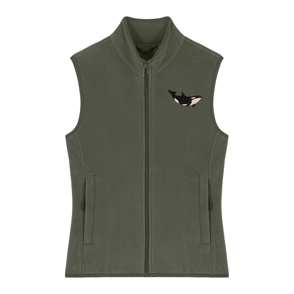Orca Embroidered Women's Fleece Gilet Bodywarmer