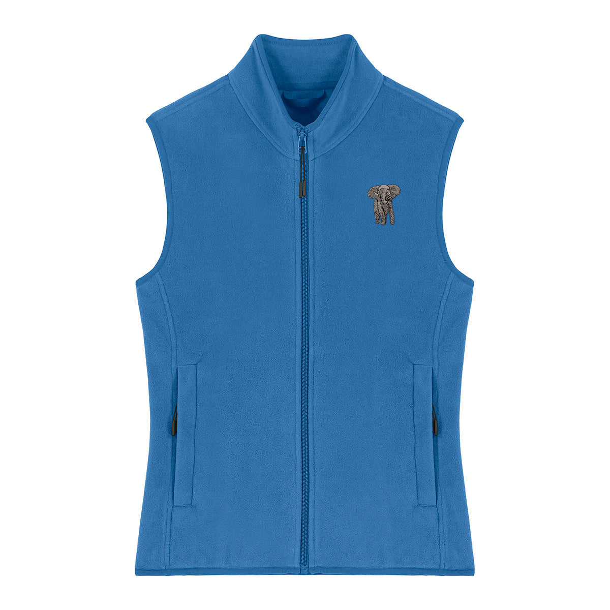 Elephant Embroidered Women's Fleece Gilet Bodywarmer