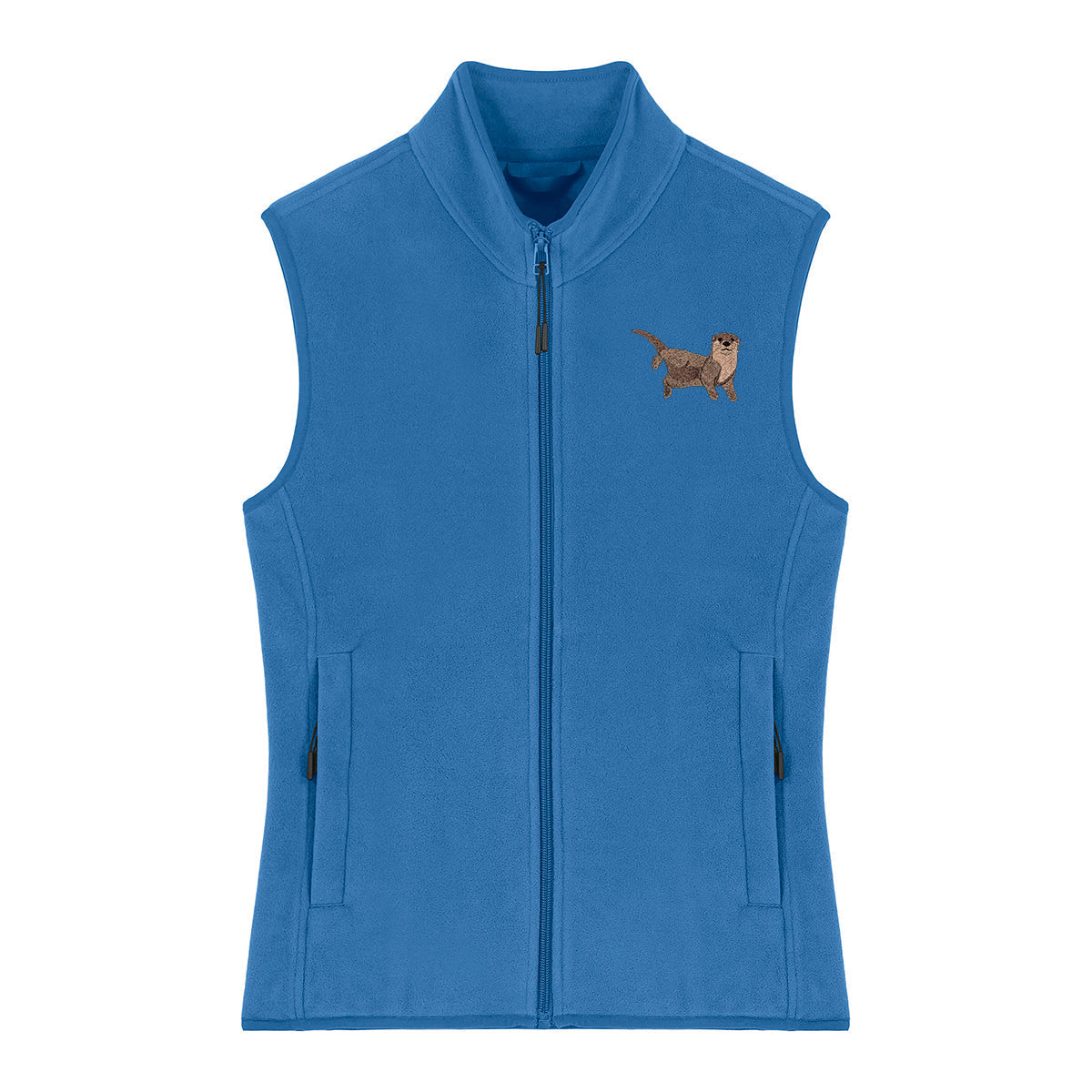 Otter Embroidered Women's Fleece Gilet Bodywarmer