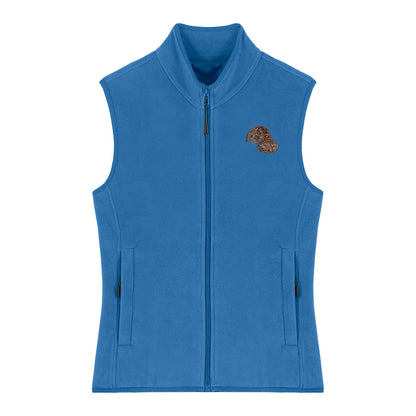Pangolin Embroidered Women's Fleece Gilet Bodywarmer