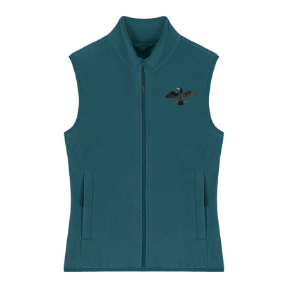 Cormorant Embroidered Women's Fleece Gilet Bodywarmer