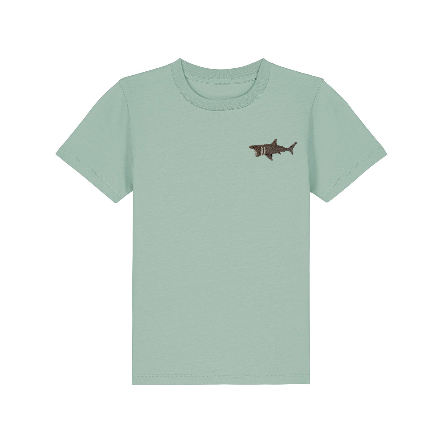 Basking Shark Embroidered Kids T-Shirt