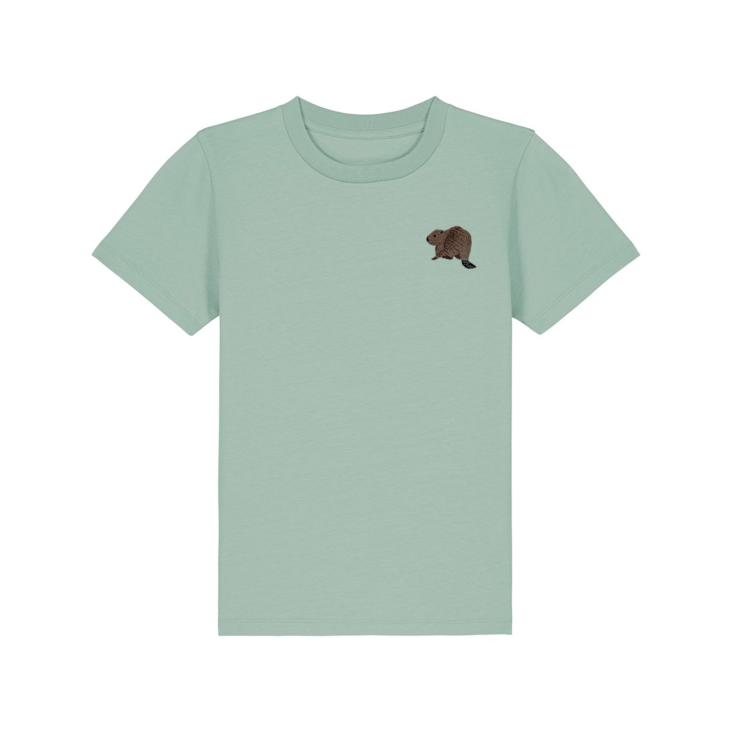 Beaver Riverside Embroidered Kids T-Shirt