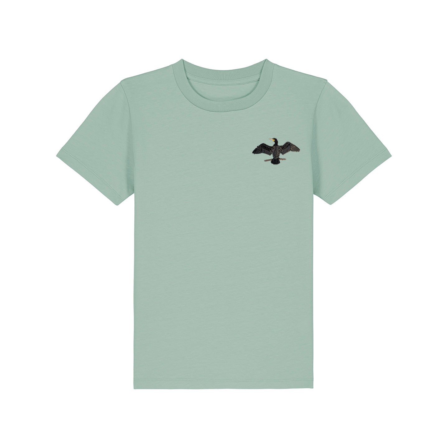 Cormorant Embroidered Kids T-Shirt