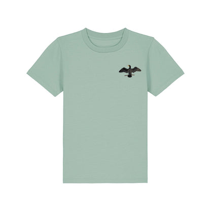 Cormorant Embroidered Kids T-Shirt
