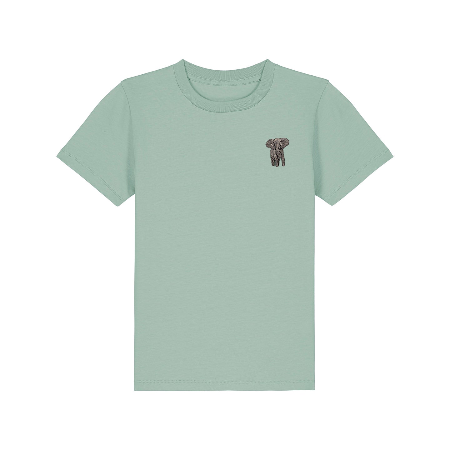Elephant Embroidered Kids T-Shirt