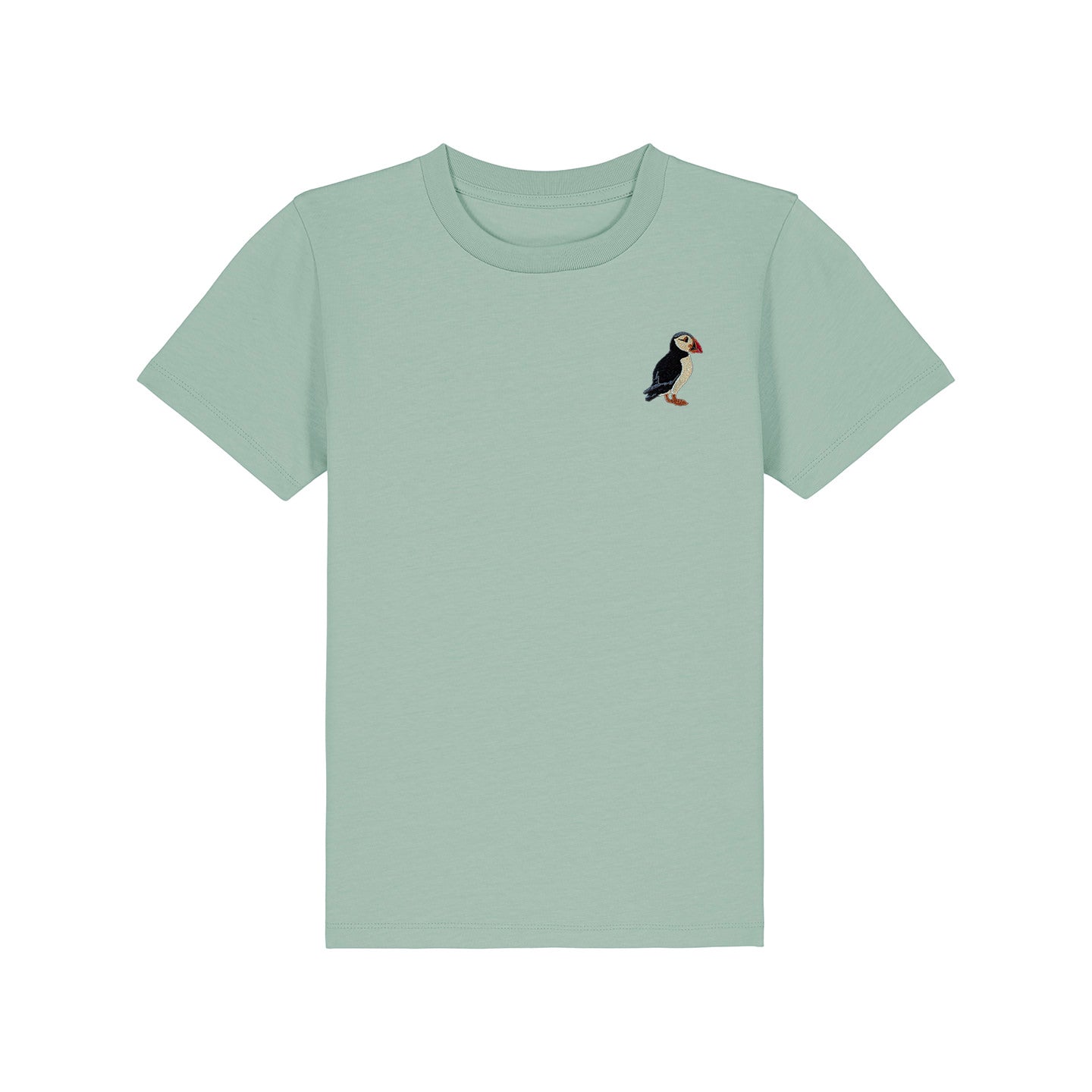 Puffin Embroidered Kids T-Shirt