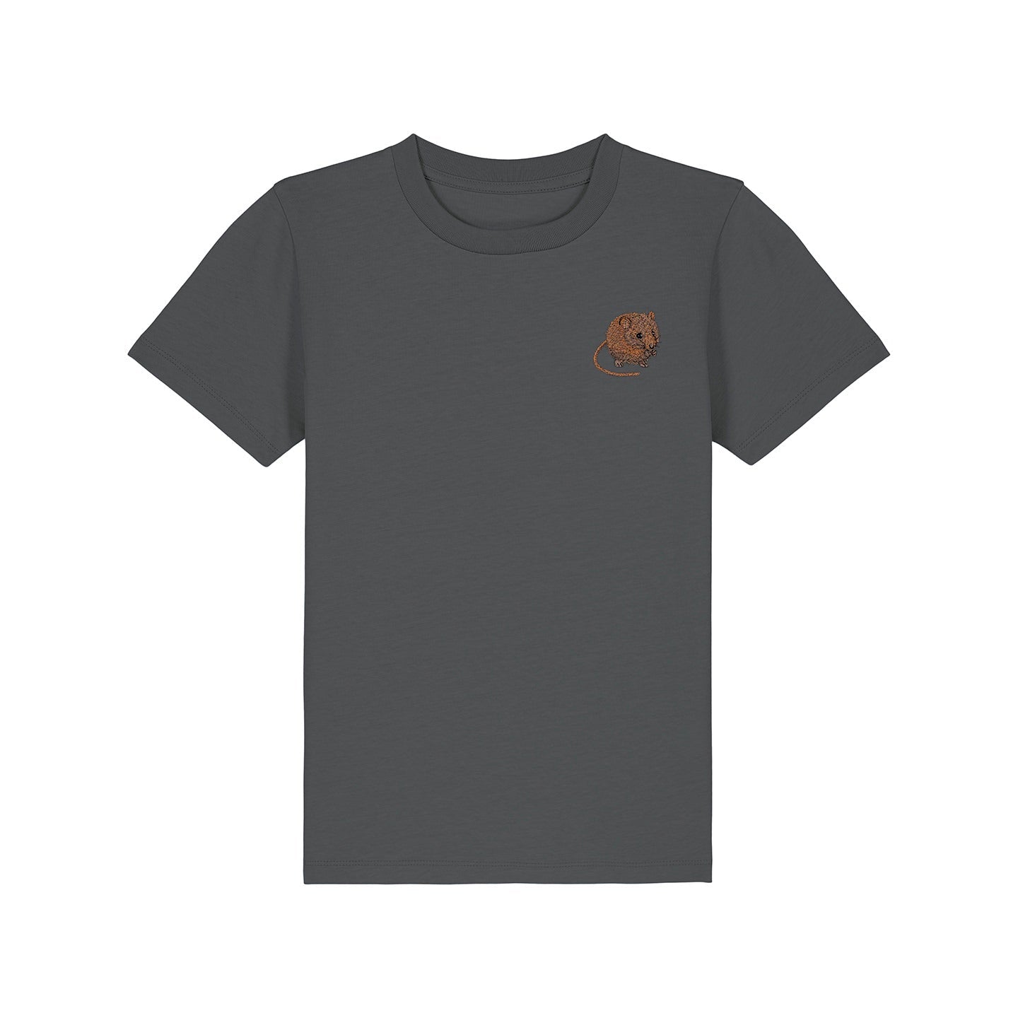 Harvest Mouse Embroidered Kids T-Shirt