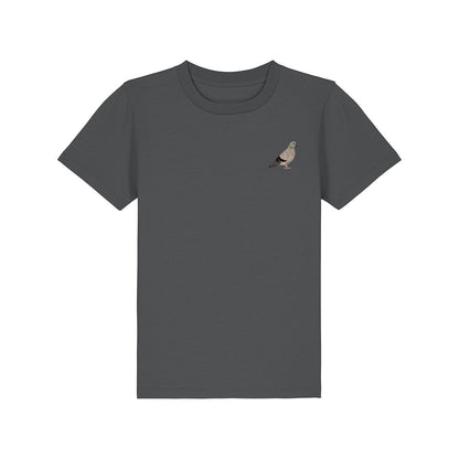 Pigeon Embroidered Kids T-Shirt
