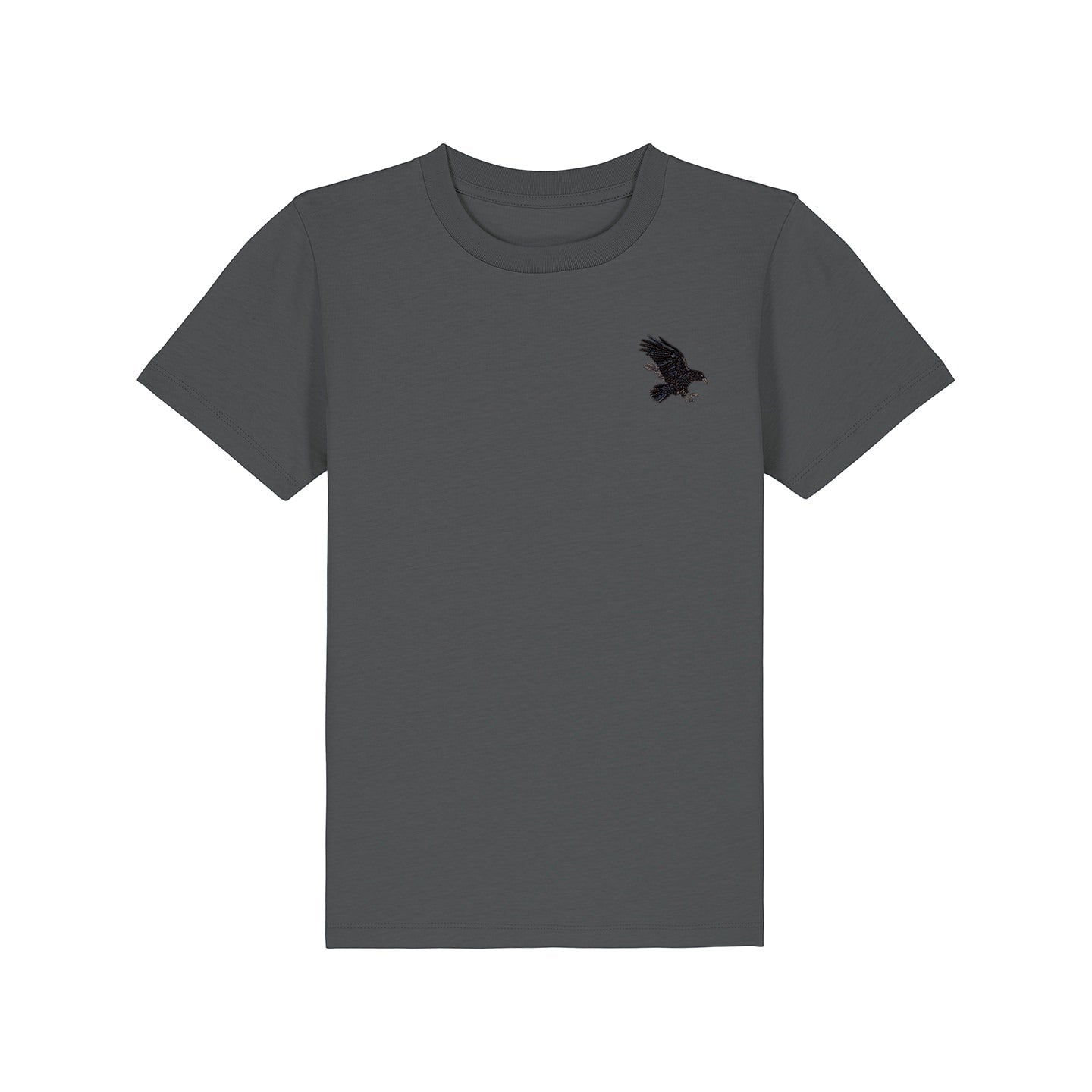 Raven Embroidered Kids T-Shirt
