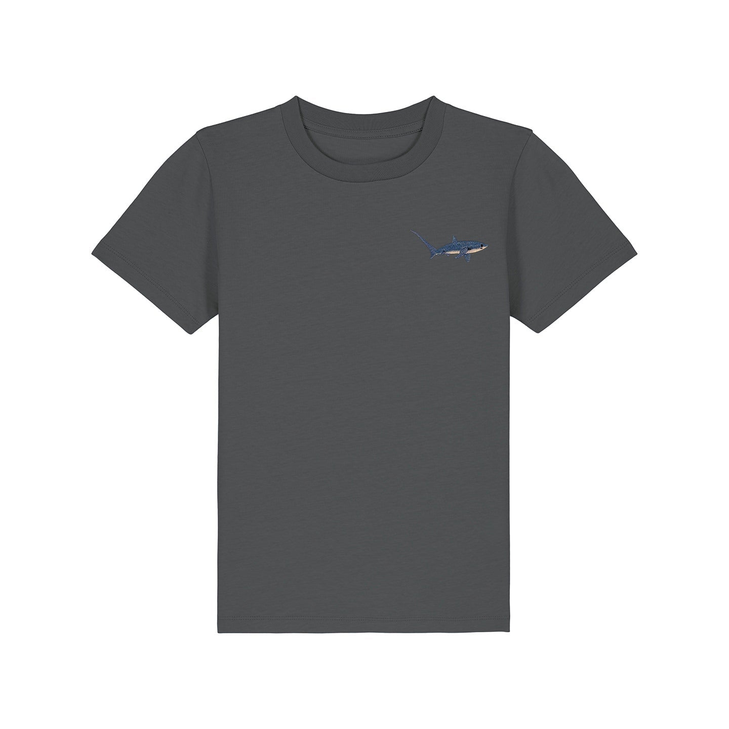 Thresher Shark Embroidered Kids T-Shirt