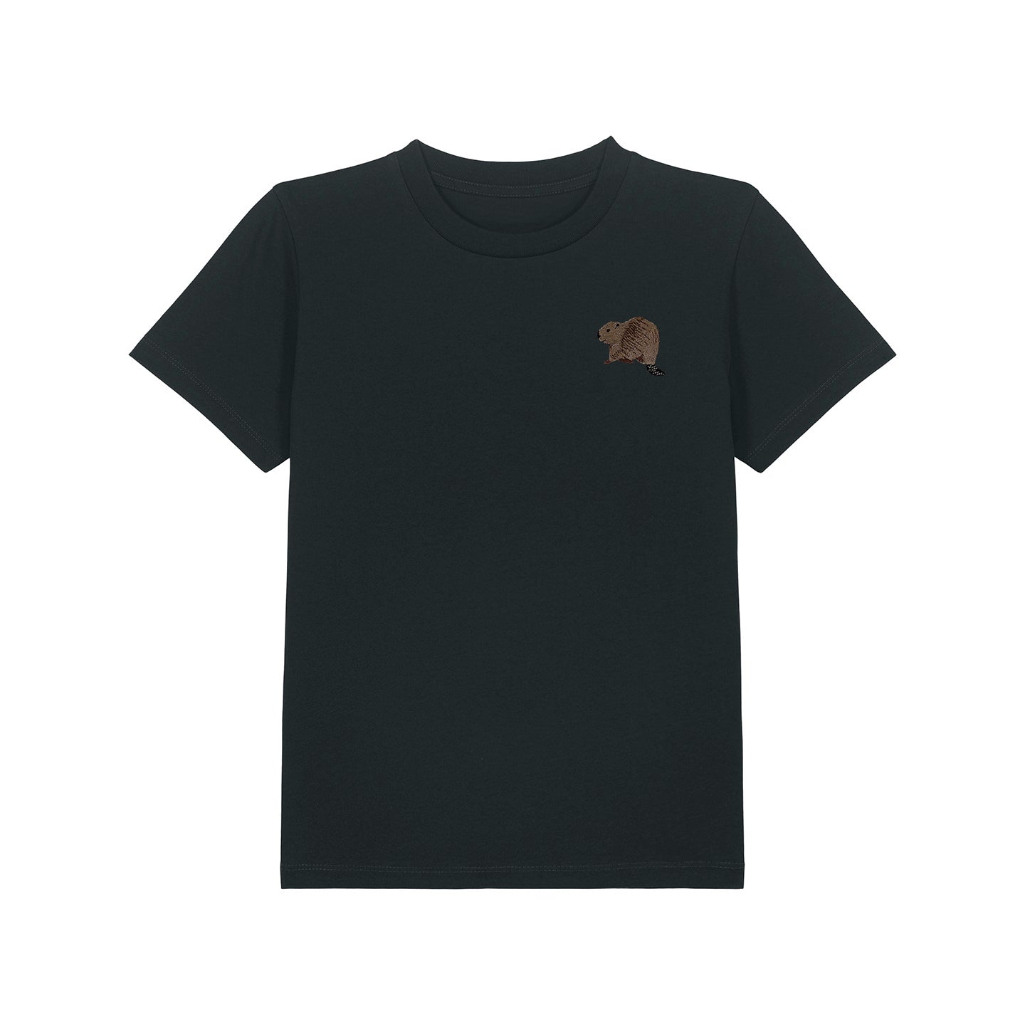 Beaver Riverside Embroidered Kids T-Shirt