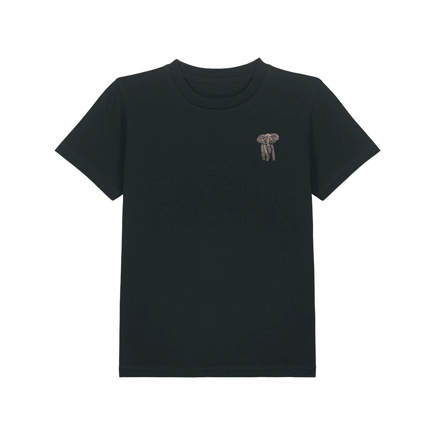 Elephant Embroidered Kids T-Shirt