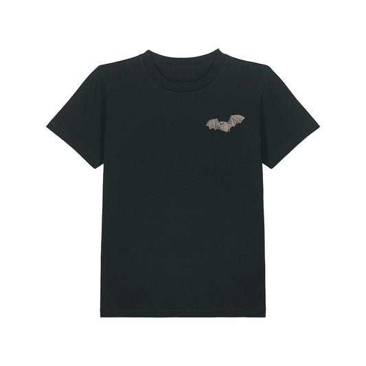 Natterer's Bat Embroidered Kids T-Shirt