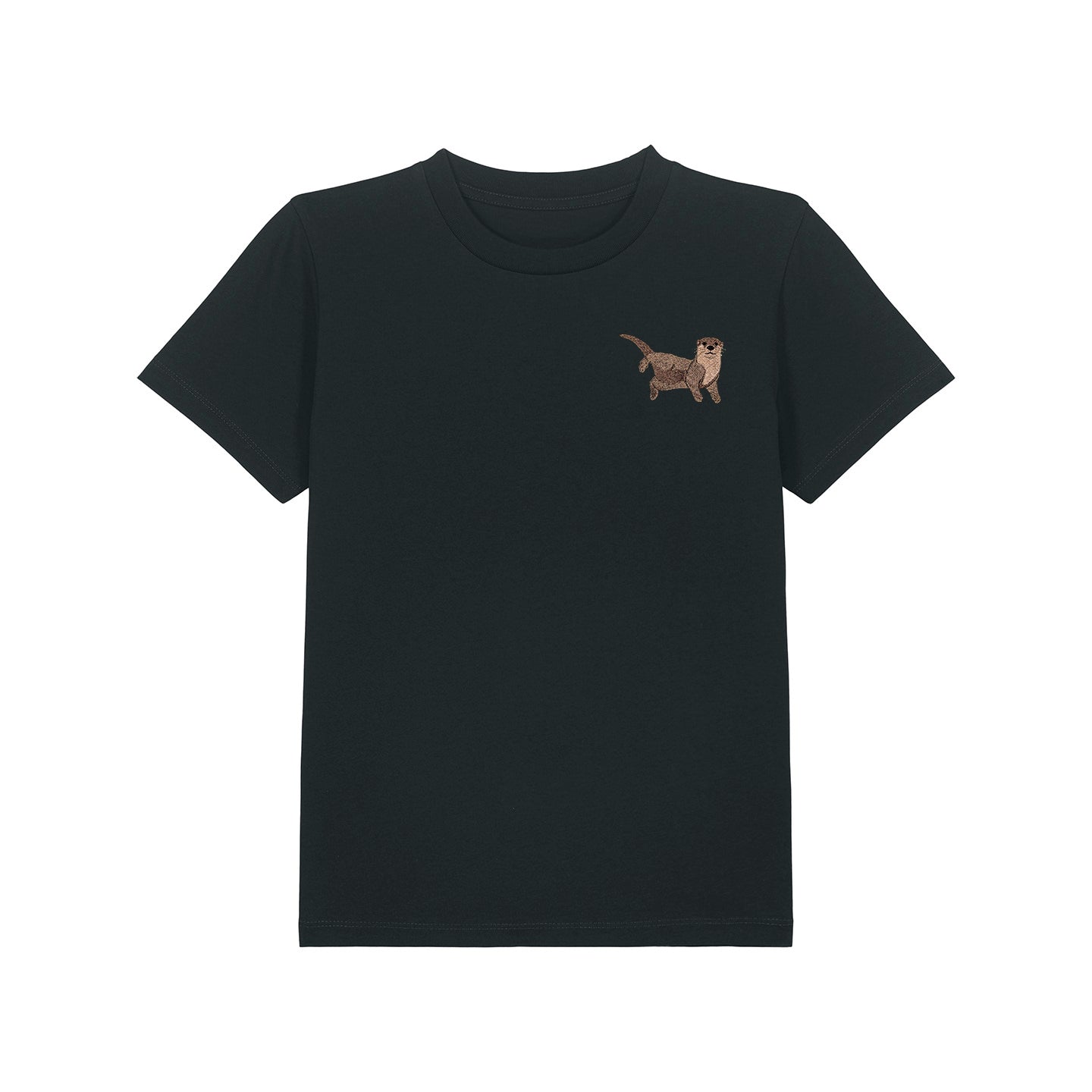 Otter Embroidered Kids T-Shirt