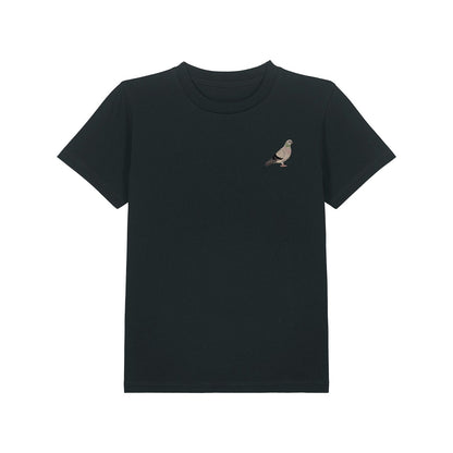 Pigeon Embroidered Kids T-Shirt