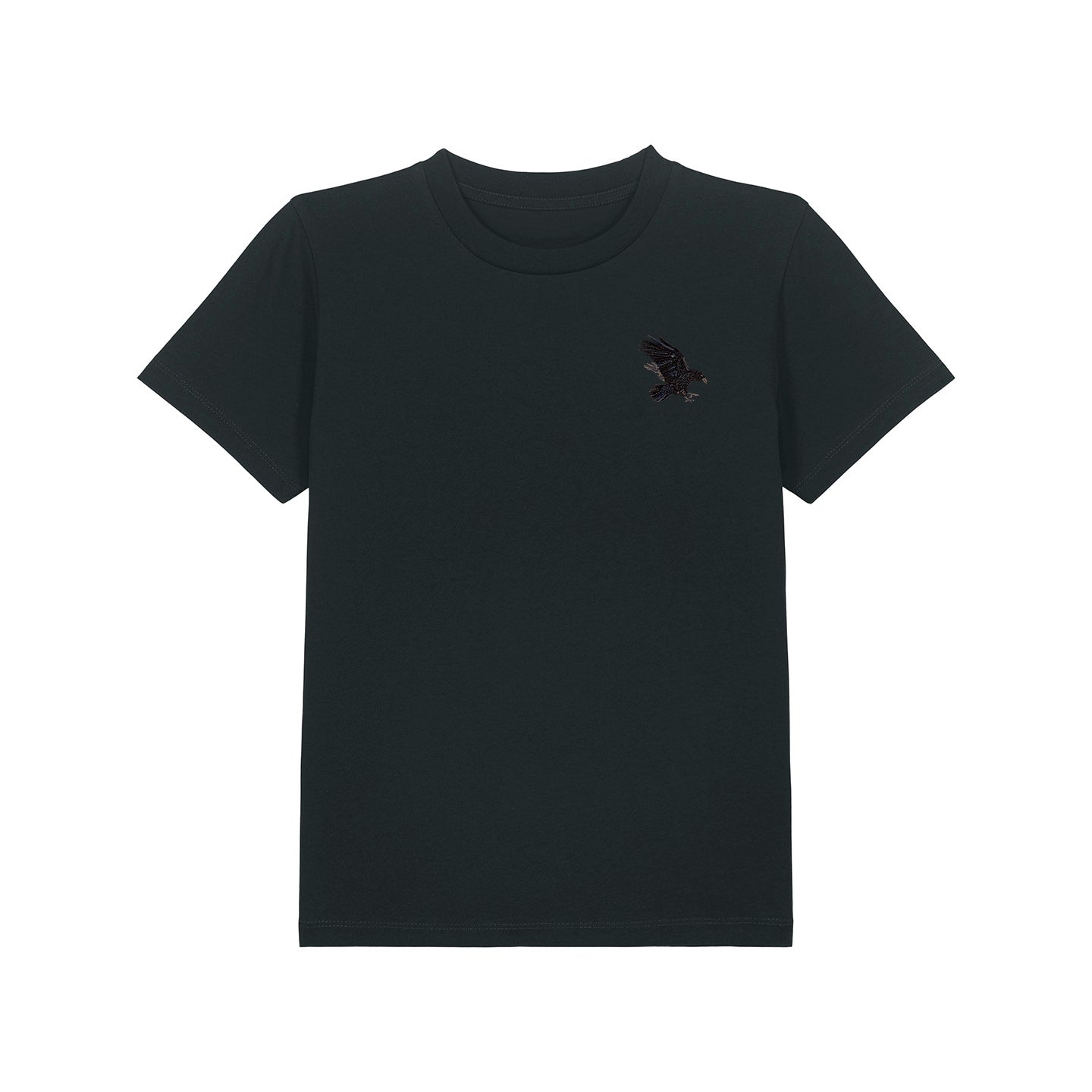 Raven Embroidered Kids T-Shirt