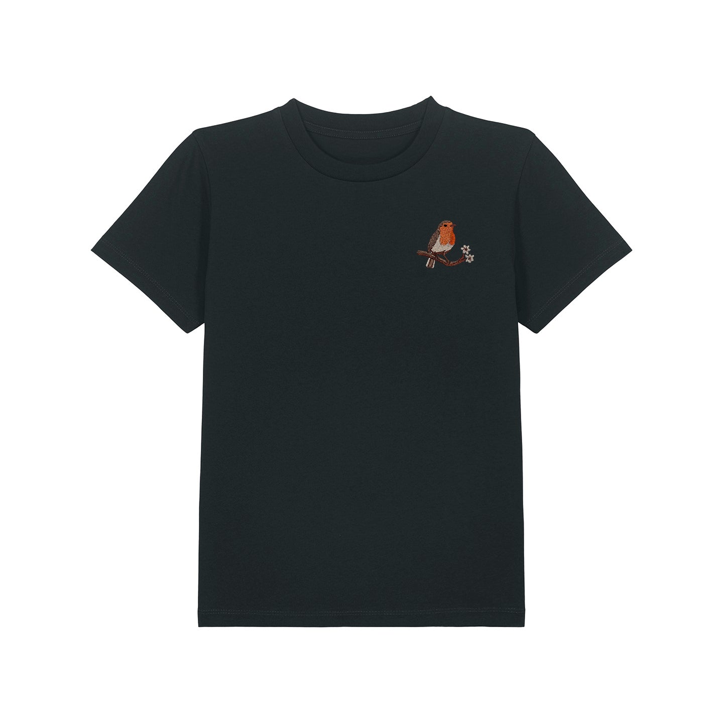 Robin Embroidered Kids T-Shirt
