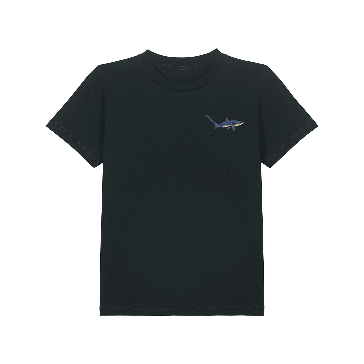 Thresher Shark Embroidered Kids T-Shirt