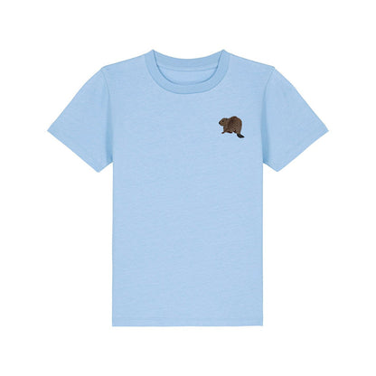 Beaver Riverside Embroidered Kids T-Shirt