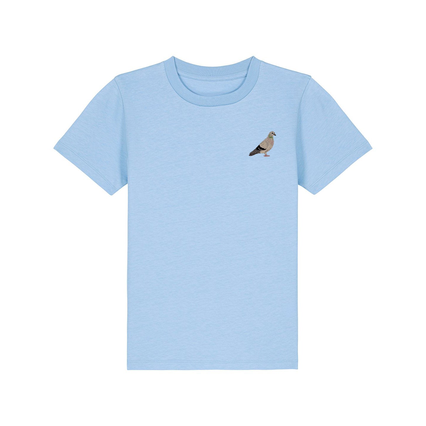 Pigeon Embroidered Kids T-Shirt