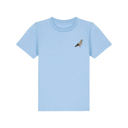 Pigeon Embroidered Kids T-Shirt