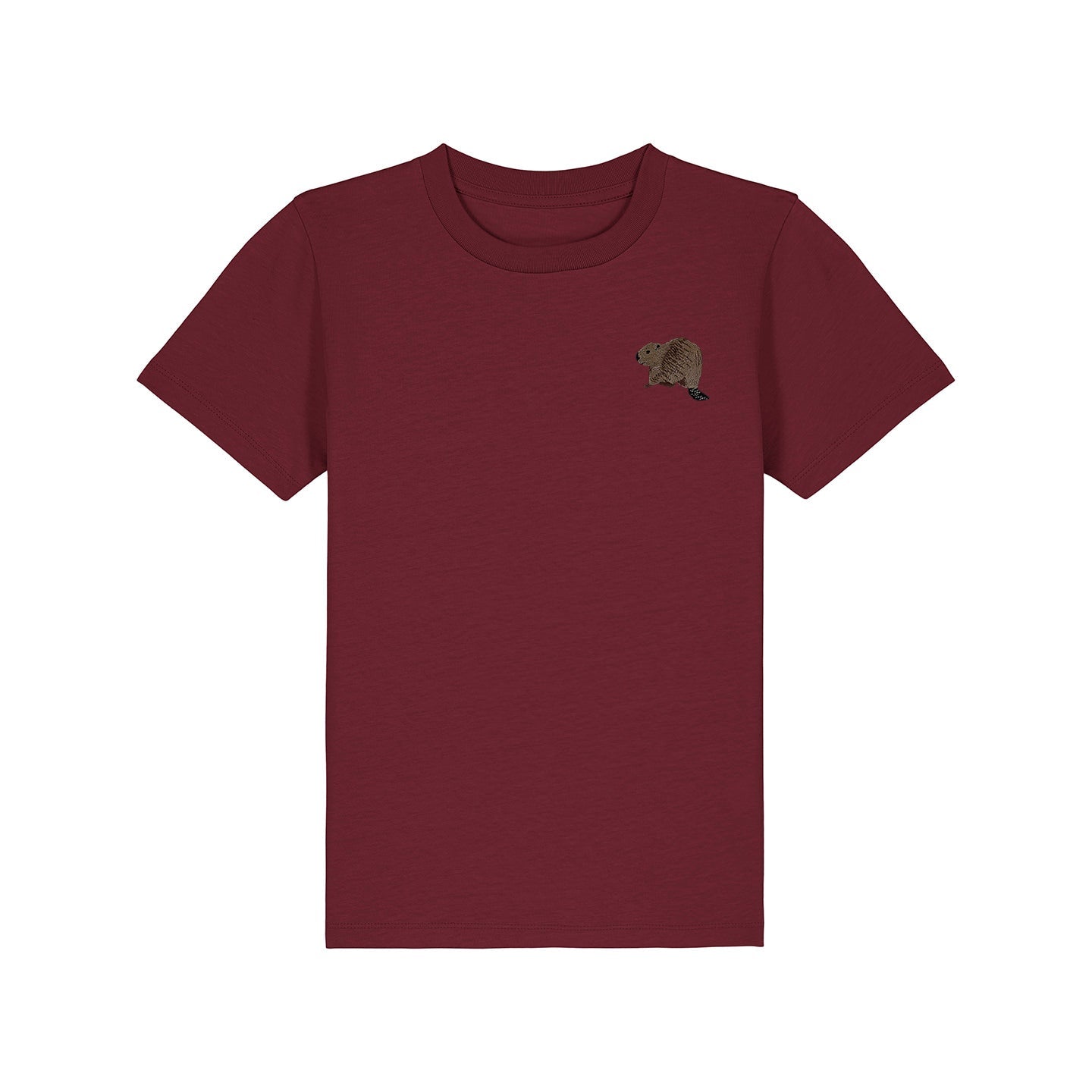Beaver Riverside Embroidered Kids T-Shirt