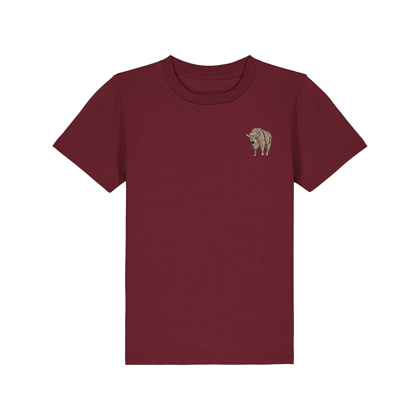 Bison Embroidered Kids T-Shirt