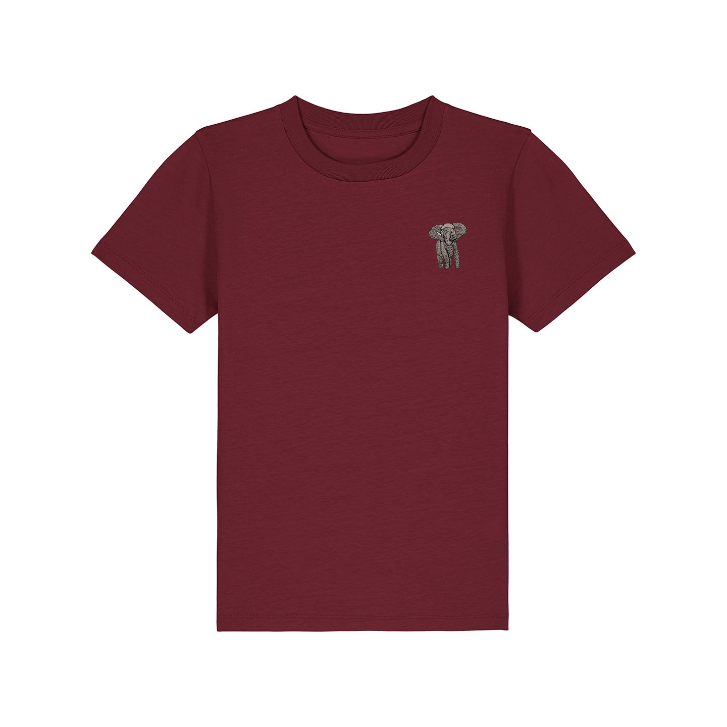 Elephant Embroidered Kids T-Shirt