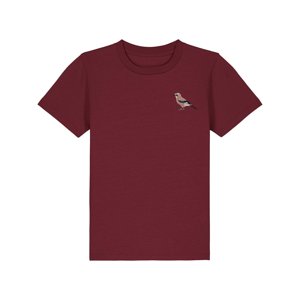 Eurasian Jay Embroidered Kids T-Shirt