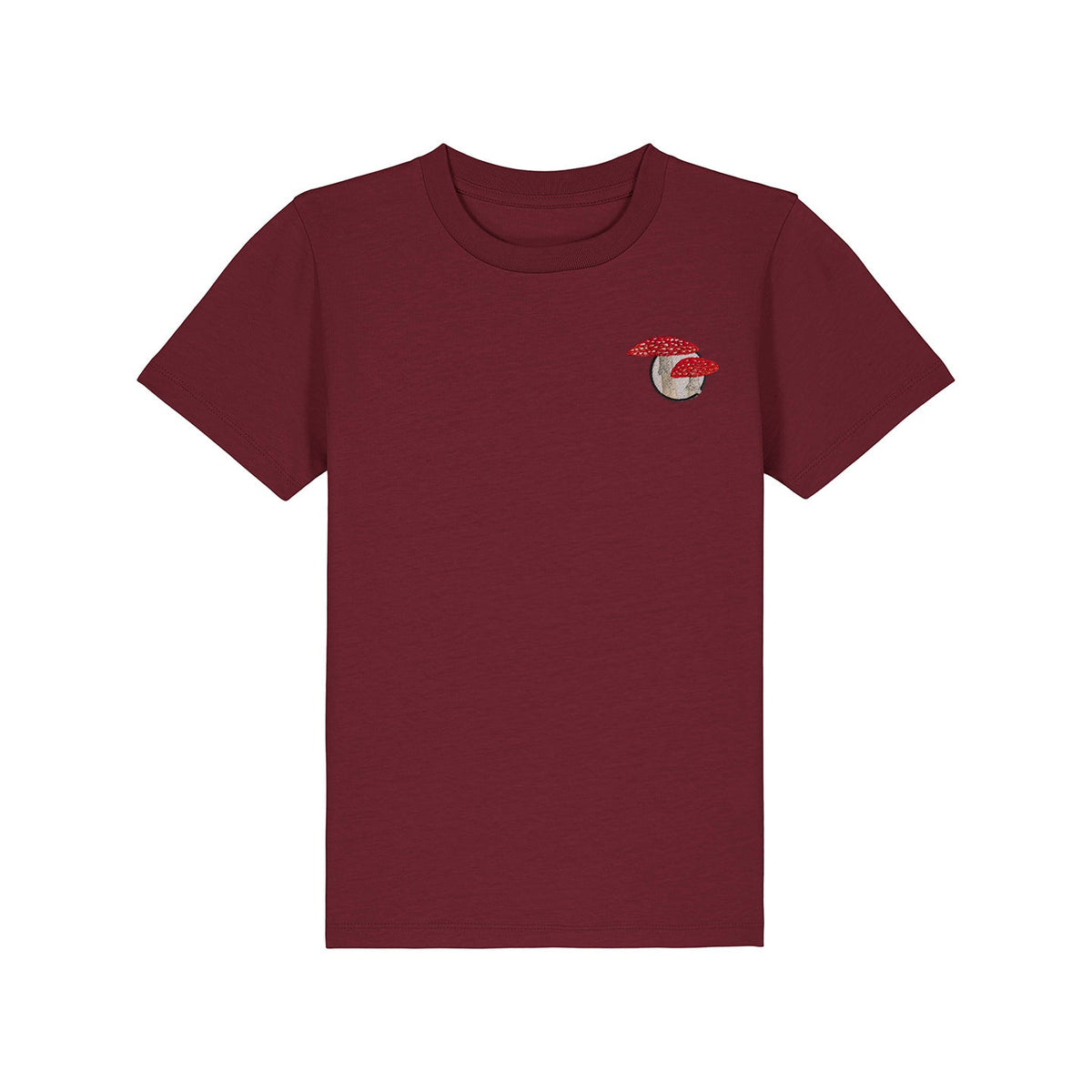 Fly Agaric Mushroom Embroidered Kids T-Shirt