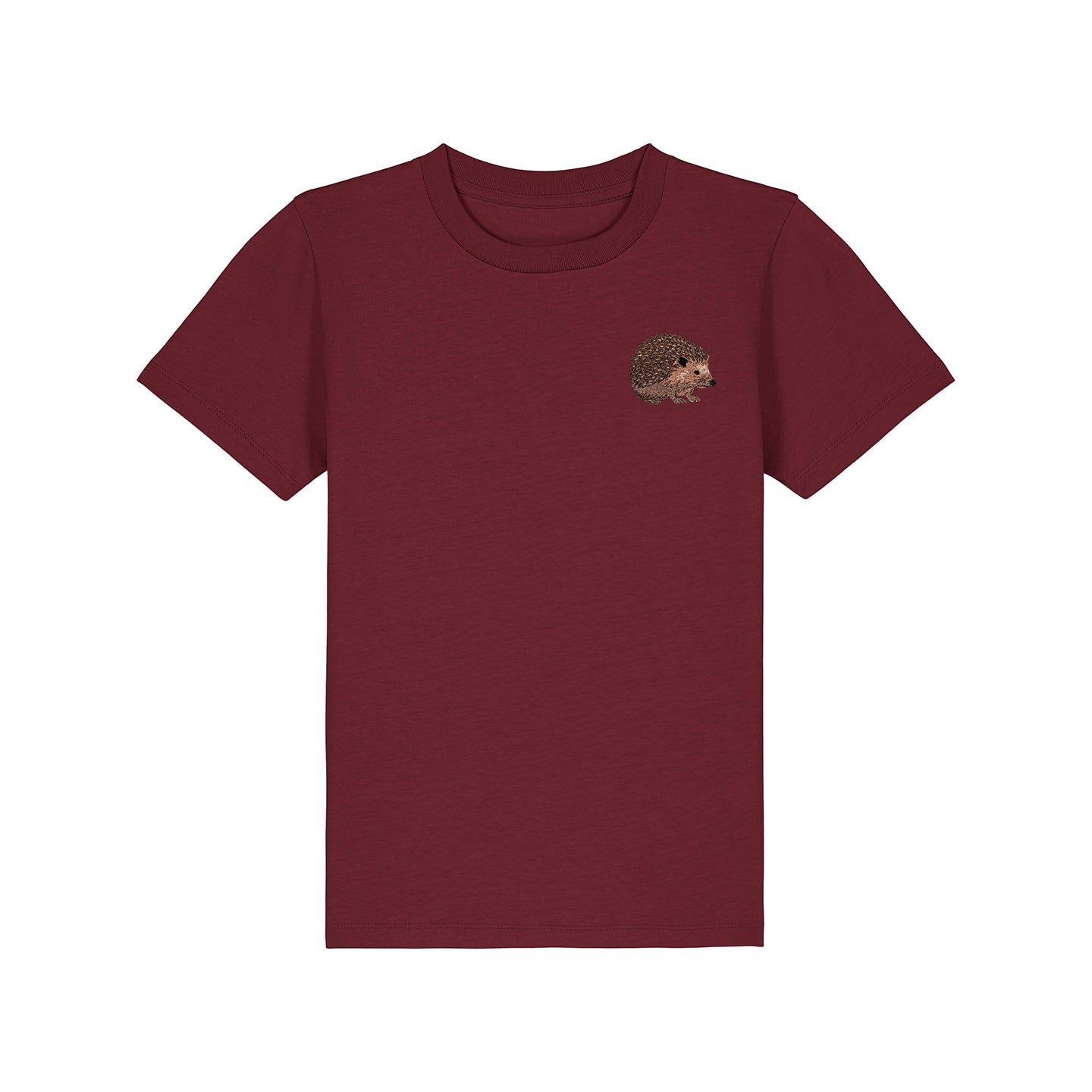 Hedgehog Embroidered Kids T-Shirt