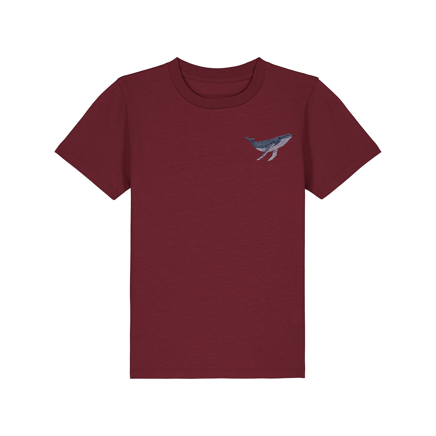 Humpback Whale Embroidered Kids T-Shirt