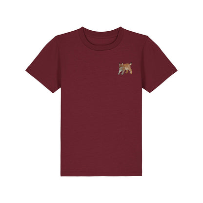 Lynx Embroidered Kids T-Shirt