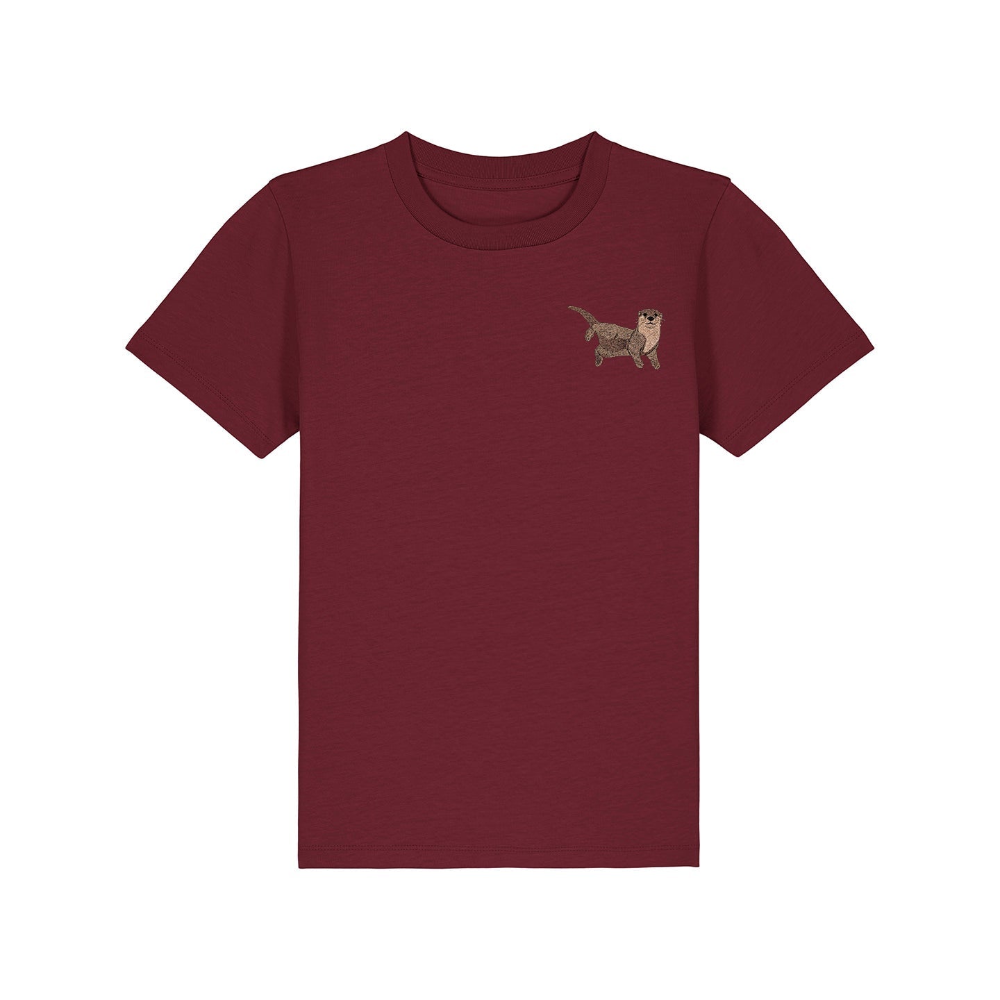 Otter Embroidered Kids T-Shirt