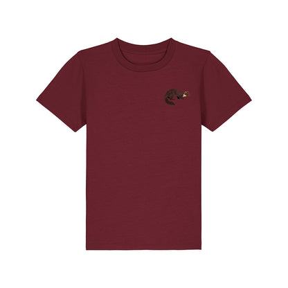 Pine Marten Embroidered Kids T-Shirt