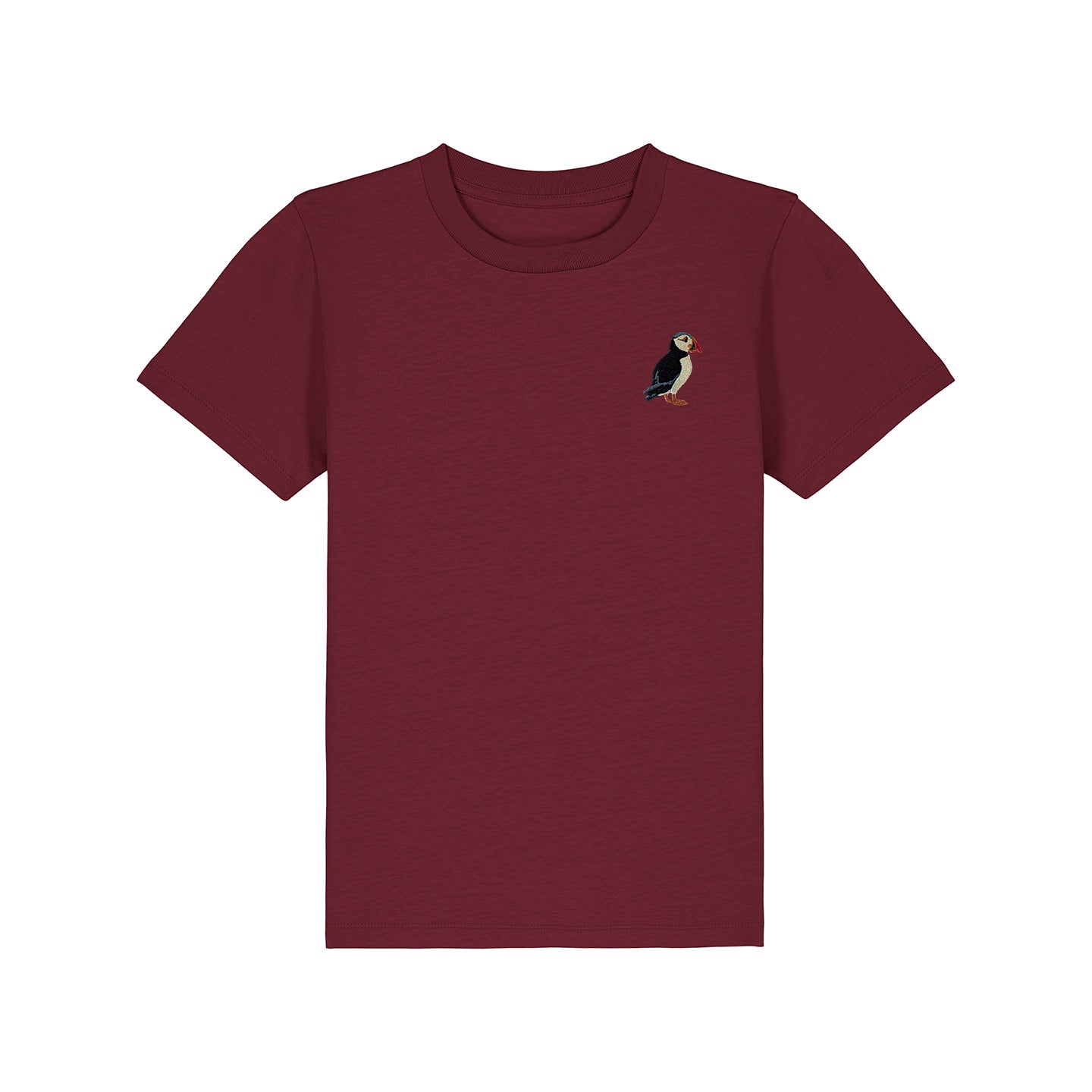 Puffin Embroidered Kids T-Shirt