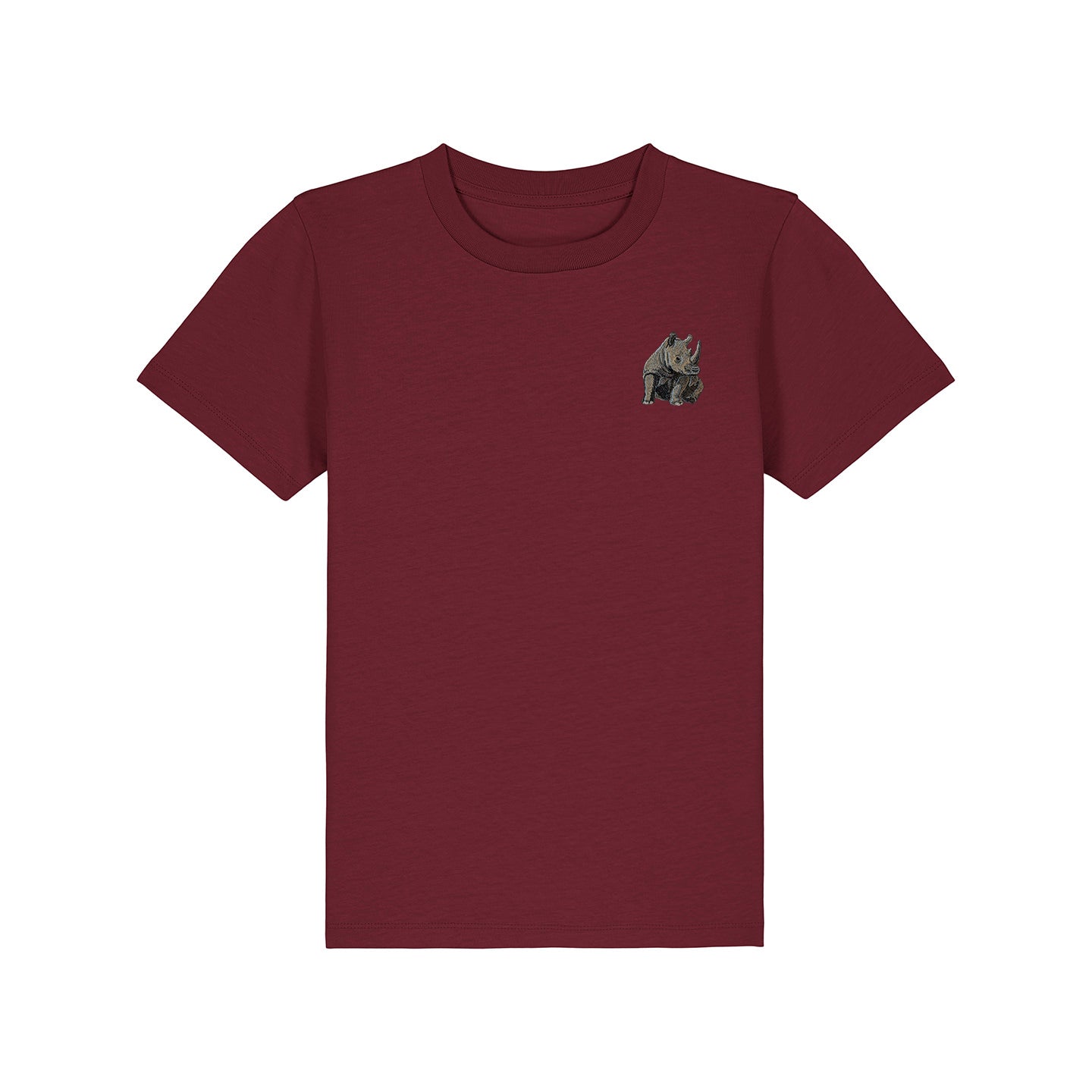 Rhino Embroidered Kids T-Shirt