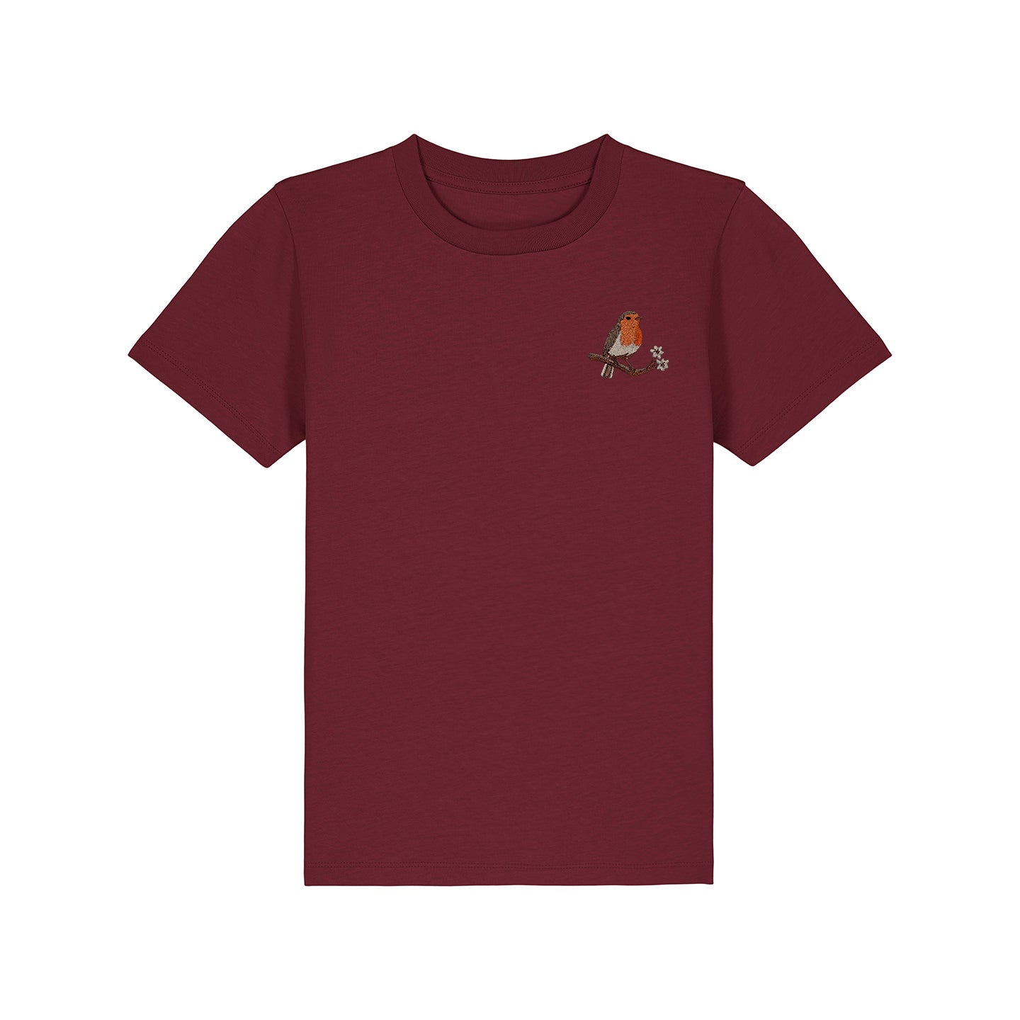 Robin Embroidered Kids T-Shirt