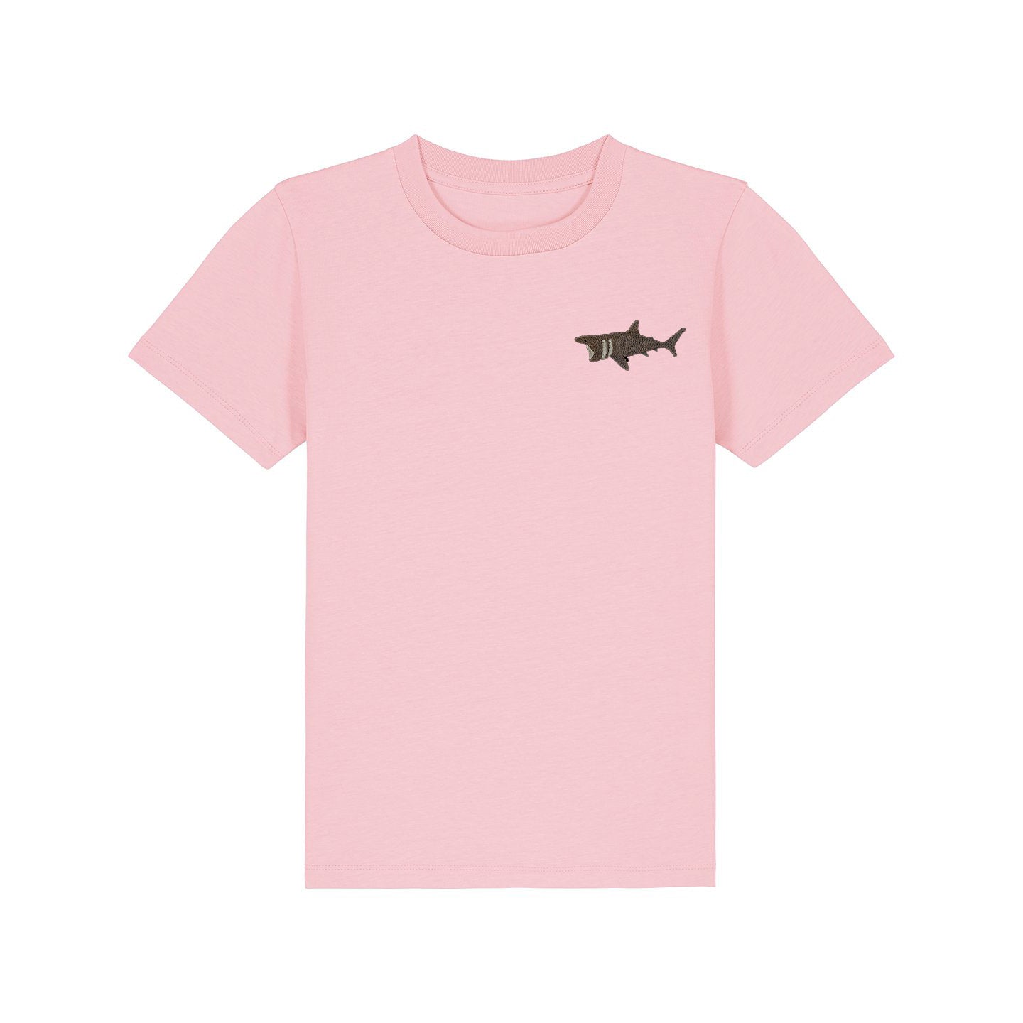 Basking Shark Embroidered Kids T-Shirt
