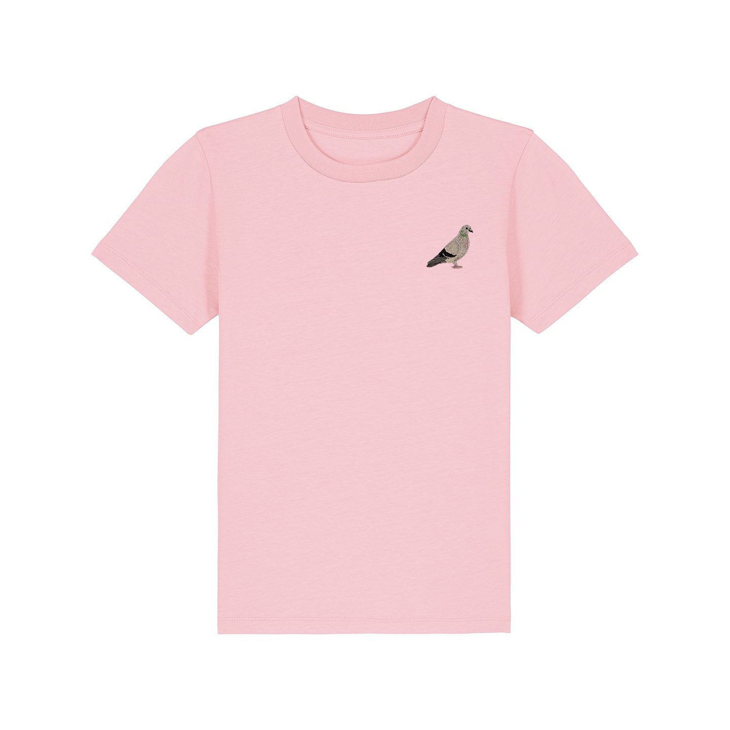 Pigeon Embroidered Kids T-Shirt