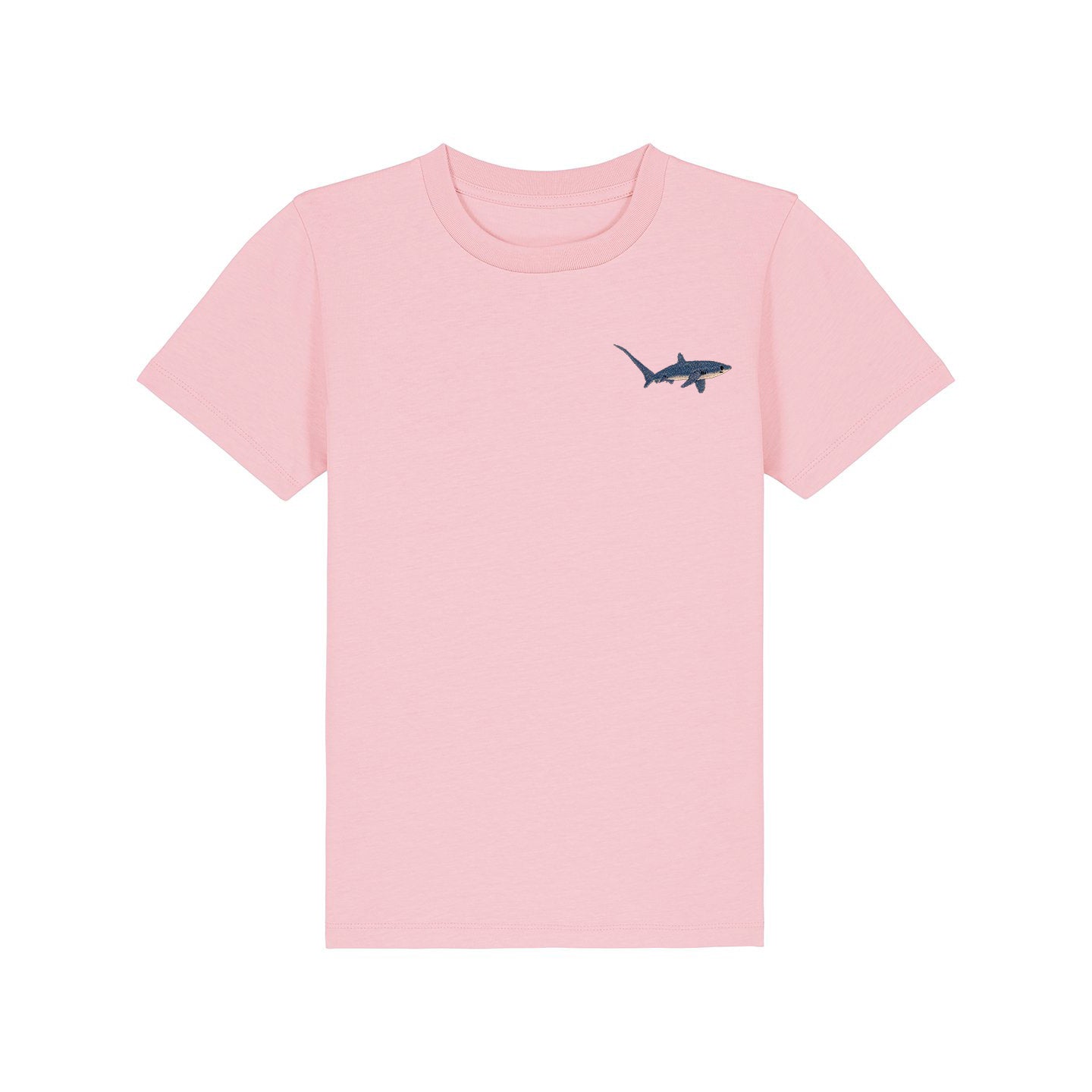 Thresher Shark Embroidered Kids T-Shirt