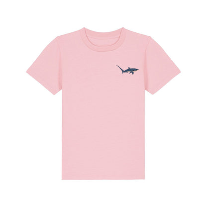 Thresher Shark Embroidered Kids T-Shirt