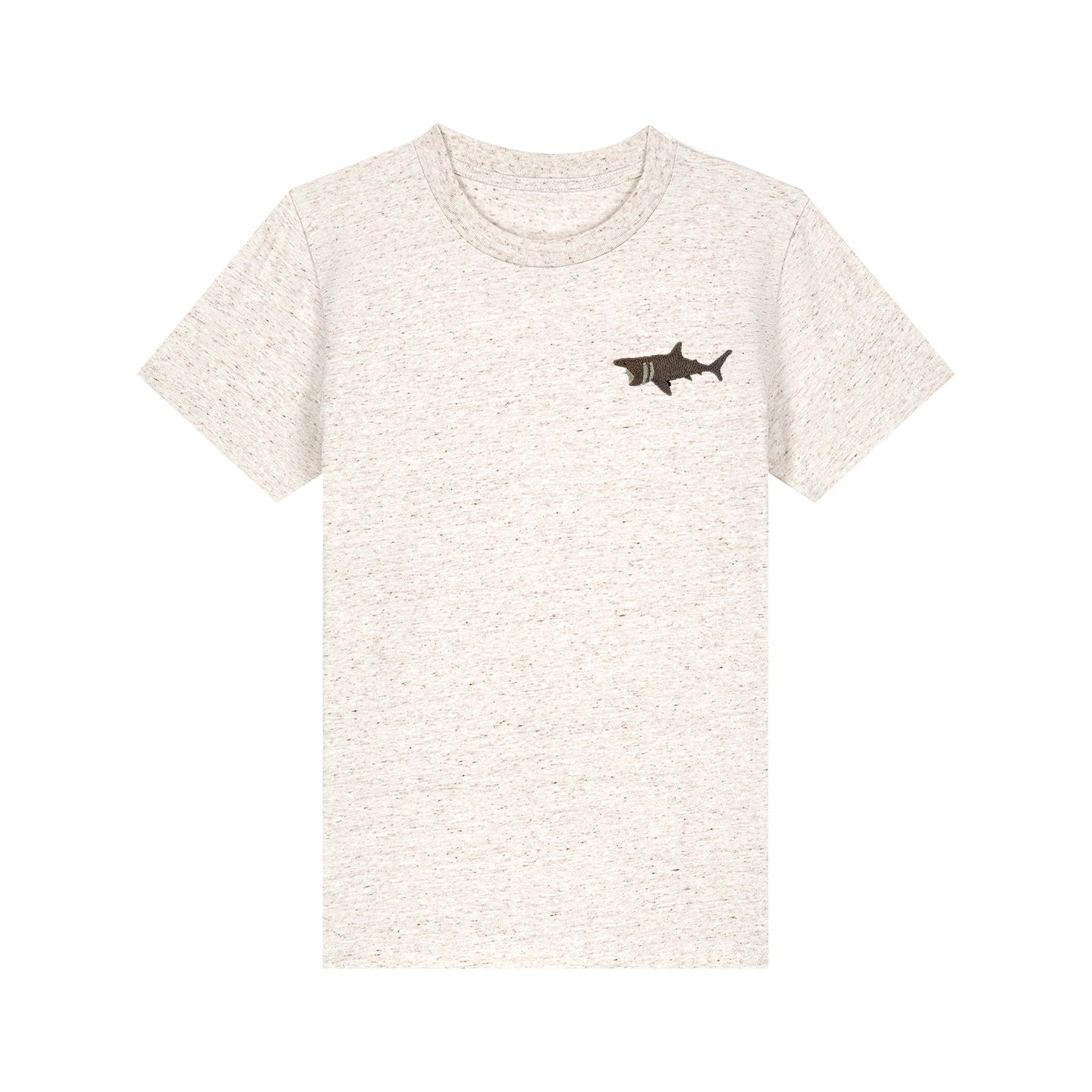 Basking Shark Embroidered Kids T-Shirt