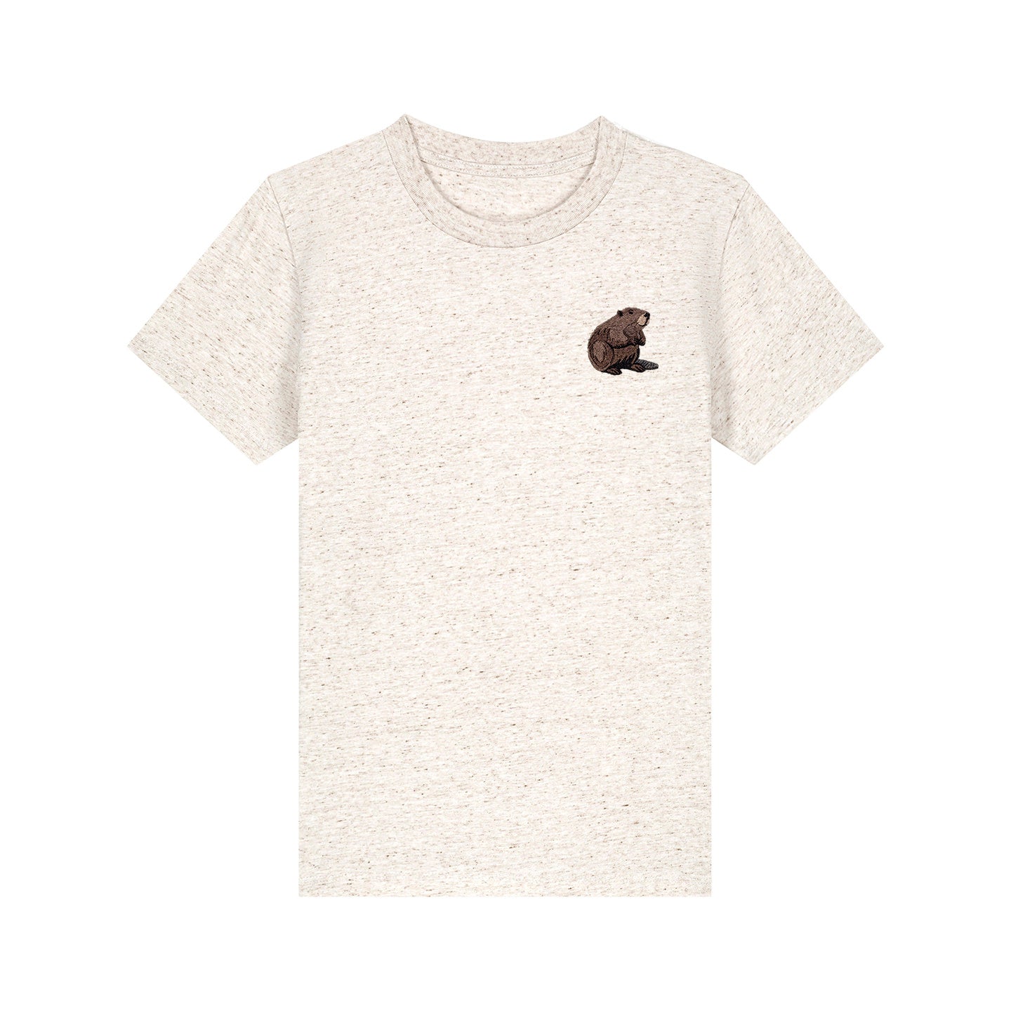 Beaver Embroidered Kids T-Shirt