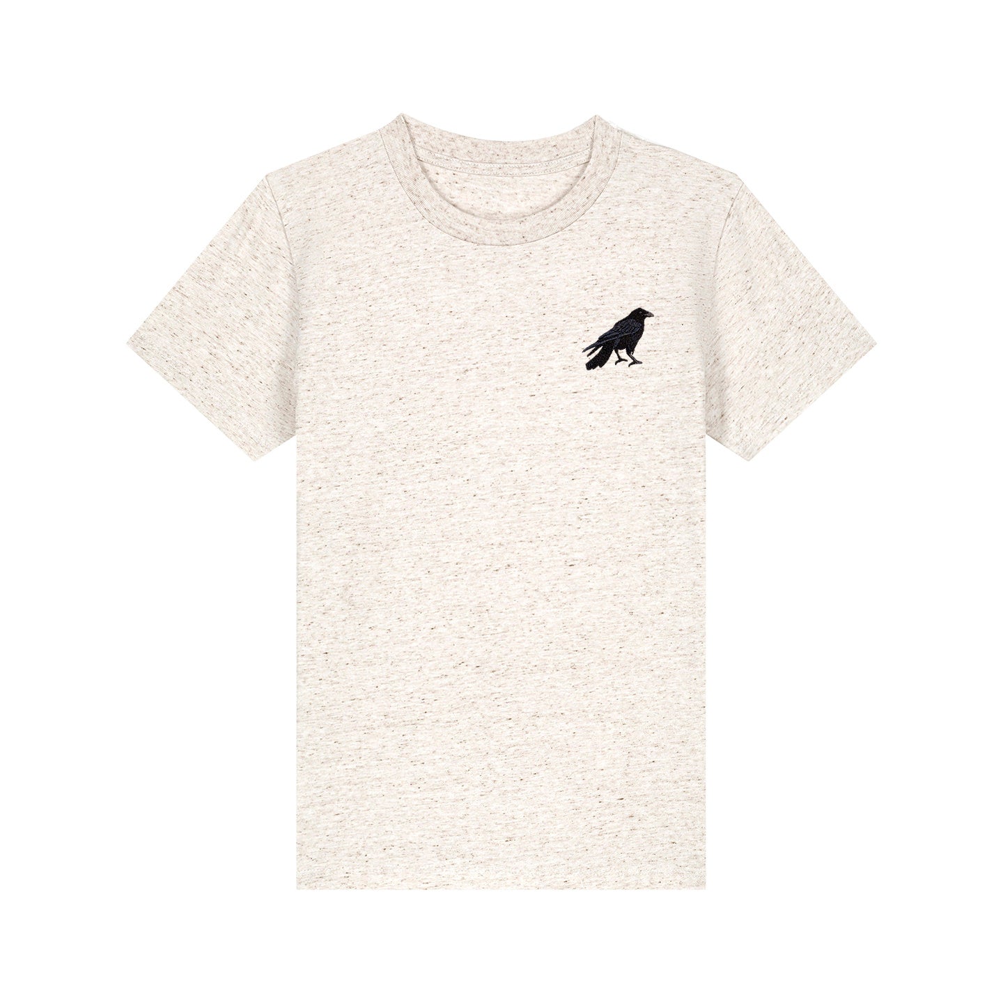 Crow Embroidered Kids T-Shirt